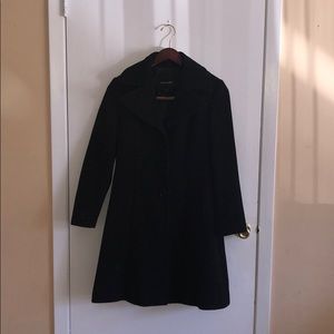Nine West Woman’s Black Pea Coat